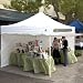10' x 10' Commercial E-Z UP Instant shelter with 4 zippered sides