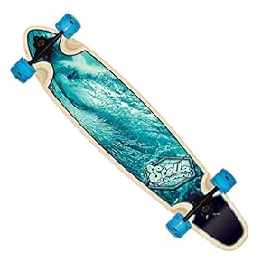 Stella Kicktail Longboard Flotsam Bamboo Skateboard