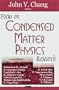 Focus on Condensed Matter Physics Research