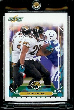 2006 Score Factory Set Single Card # 124 Fred Taylor - Jacksonville Jaguars - NFL Football Cards