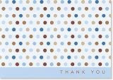 Blue Dots Thank You Notes (Stationery, Note Cards)