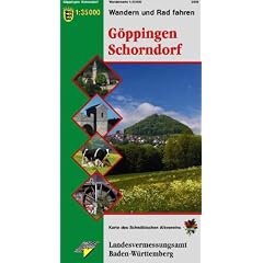 G�ppingen / Schorndorf 1 : 35 000: Wandern und Rad fahren