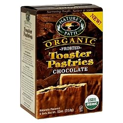 Nature's Path Organic Toaster Pastries, Frosted Chocolate, 6-Count Boxes (Pack of 12)