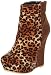 Fahrenheit Women's Tesso-01 Ankle Boot,Brown Leopard,6 M US