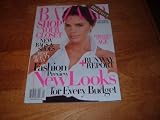 Harpers Bazaar magazine, January 2009-Victoria Beckham-Fashion Preview New Looks.
