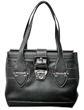 Ferragamo Black Leather Serana Bag 21-7880BK