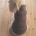 Tangpan Turtleneck Classic Straw-Rope Pro Pet Dog Sweater Apparel (Brown,M)