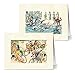 Note Card Cafe All Occasion Greeting Cards with Off White Envelopes | 36 Pack | Vintage Crazy Cats Designs Assortment | Blank Inside, Glossy Finish | Great for Sending Notes, Gifts, Bulk