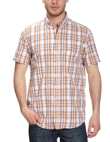 Camel Active Herren Freizeithemd Regular Fit, kariert 296095, Gr. 56 (XXL), Orange (62 ora Preisvergleich