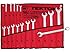 TEKTON 1938 MaxTorq Combination Wrench Set, Metric, 16-Piece