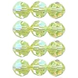 12 Jonquil AB Round Swarovski Crystal Beads 5000 8mm 51Pl68RB2FL. SL160 12 Jonquil AB Round Swarovski Crystal Beads 5000 8mm