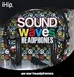 iHip Soundwaves Peace DJ Style Overear Headphone