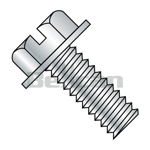 Bellcan BC 0412MSW Slotted Indented Hex Washer Head Machine Screw Fully