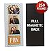 Photo Booth Nook | 2x6 Flexible Magnetic Photo Booth Picture Frames (250 Count) | Crystal Clear Display with Strong Magnet | Bulk