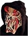 Red Skeletal Predator Hooded Mask