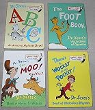 Dr. Seuss Bright and Early Board Books set: Dr. Seuss's ABC; The Foot Book; Mr. Brown Can Moo! Can You?; There's a Wocket in My Pocket!