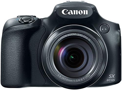 Canon PowerShot SX60 HS Digital Camera + 16GB SD Memory Card + Extra Battery + Mini Tripod and Cleaning Cloth