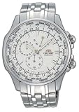 Orient Men's World-Time White Automatic Watch #CEY04003W