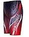 Ispeed Men's Competition Jammer Swimsuit (Red/Black, 32)