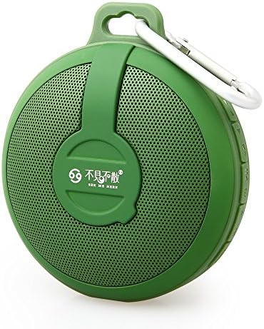 Portable Bluethooth 2.1+EDR+Hi-Fi Speaker,with 6 Hours Rechargeable Battery, Water Resistant,Anti Dust,Resist Compression,Bathroom, Pool, Boat, Car,Desert, Beach, & Outdoor Use, BV210 Black (Army Green)