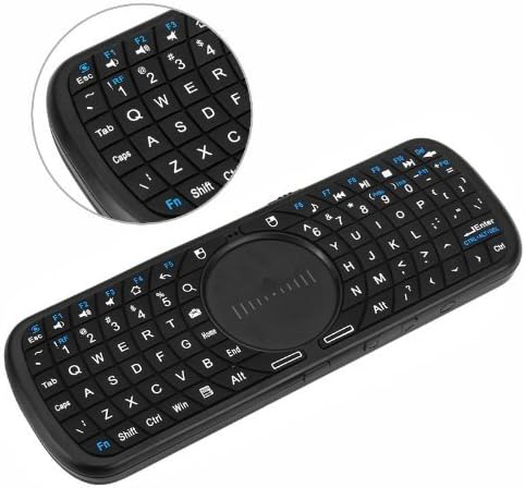 Mini Wireless Keyboard 2.4Ghz RF with LED Light, Center Touchpad Mousepad, AAA Battery OSK-90EHH-LED