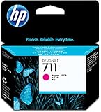 HP HEWCZ131A 711 Magenta Ink Cartridge, Magenta