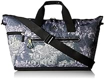 adidas Studio Duffel Bag, One Size, Tonal Floral Yola/Black
