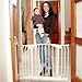 Hallway Swing Closed Saftey Gate Value Package in White