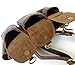 Tom Clovers Women's Men's Leather Waist Pack Fanny Bag Hip Purse Brown