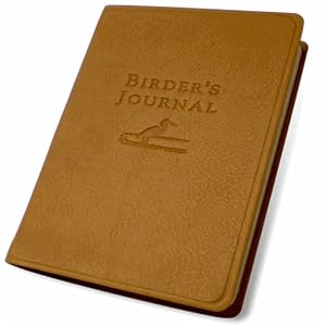 Birder's Journal, Genuine Calfskin Leather, 6", British Tan