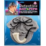 Detective Hat And Pipe - Sherlock Kit