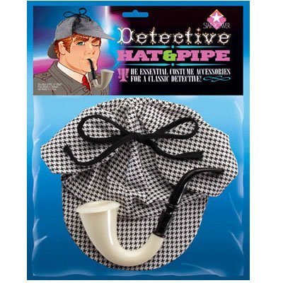 Childrens Toyshop  Toys : Detective Hat And Pipe - Sherlock Kit