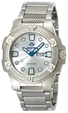 REACTOR Men's 72002 Meltdown Silver Dial Stainless Steel Bracelet Watch