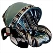 Baby Bella Maya Infant Car Seat Cover in Beary Blue Stripe