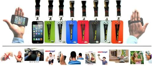 Iphone 5/5s Cases with Duo Hand and Neck Straps - Textured Green