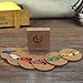 C&Z TECH Cork Coasters Set of 6