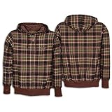 C1RCA Originals Plaid Pullover Hooded Sweatshirt - Men's