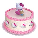 Hello Kitty Cake Topper and 8 Rings Party Supplies