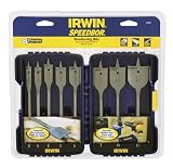 Irwin Industrial Tools 341008 Speebor Blue Groove Pro Spade Bit Set with Case, 8 Piece 51PldedEq L. SL160 Irwin Industrial Tools 341008 Speebor Blue Groove Pro Spade Bit Set with Case, 8 Piece