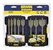 Irwin Industrial Tools 341008 Speebor Blue Groove Pro Spade Bit Set with Case, 8-Piece