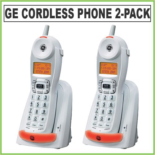 GE 27906GE1 Big Button Cordless Phone 2-PACK