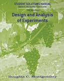 Design and Analysis of Experiments, Student Solutions Manual