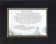 [Personalized Poem for Bereavement] Beyond The Gate . . . Poem on 11 x 14 inches Double Beveled Matting