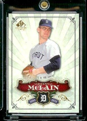 2006 Upper Deck SP Legendary Cuts # 90 Denny McLain - Detroit Tigers - Baseball Trading Card
