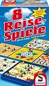 Schmidt Spiele 49102 8 Reise-Spiele, magnetisch NEU