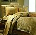 Veratex Kirat Bishop Valance Solid Olive Green Faux Dupioni Silk
