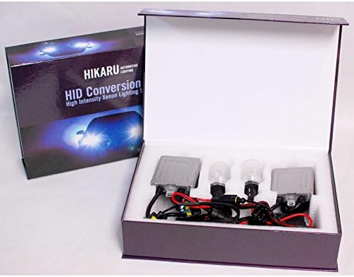 HIKARU 9005XS 5000K Clear White 35W AC Real Canbus Slim Car Xenon HID Conversion Kit