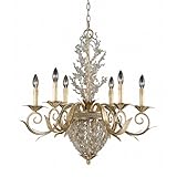 IMAGE OF Triarch 29233 8 Light Garland Chandelier, Gold