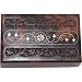 Gift Idea for Her Wooden Brass Inlay Work Jewelry Boxes (wc448a)