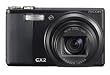 Ricoh CX2 Digitalkamera (10 Megapixel, 10-fach opt. Zoom, 7,6 cm (3 Zoll) Display, Bildstabilisator) schwarz